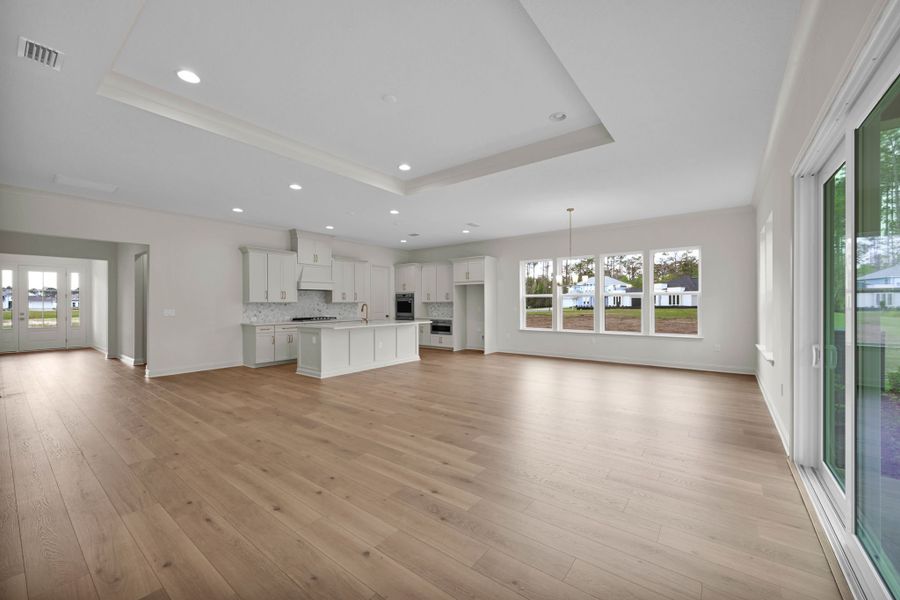 Representative unfurnished interior of a home built from the Hudson II by Riverside Homes in Hidden Creek at SilverLeaf 70' Series, St. Augustine (Image 33).