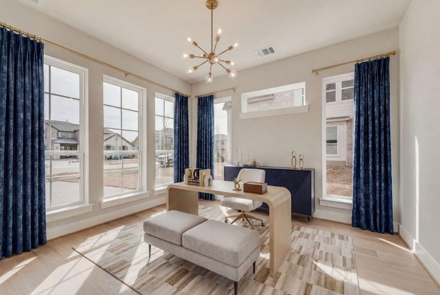 Furnished interior view inside a new home in Somerset Park, Rockwall (Image 7).