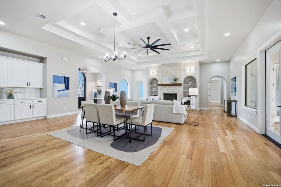 Furnished interior view inside a new home in , New Braunfels (Image 11).