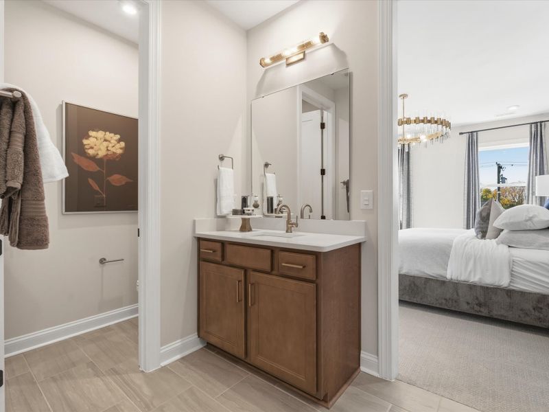 Representative furnished interior of a home built from the Bloom by Tri Pointe Homes in Ross Farms, Charlotte (Image 39).