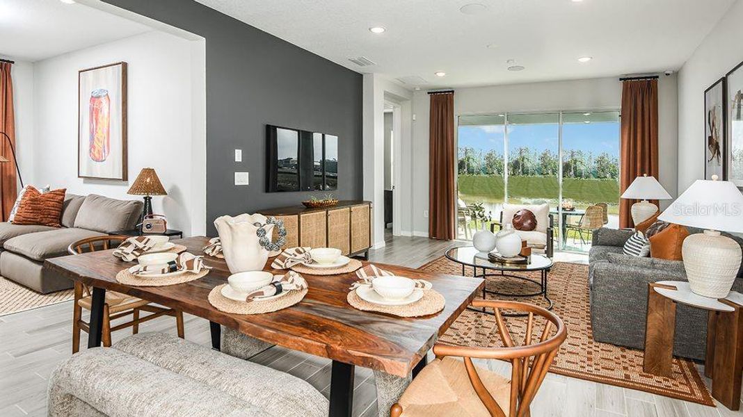 Furnished interior view inside a new home in Westview, Poinciana (Image 8).