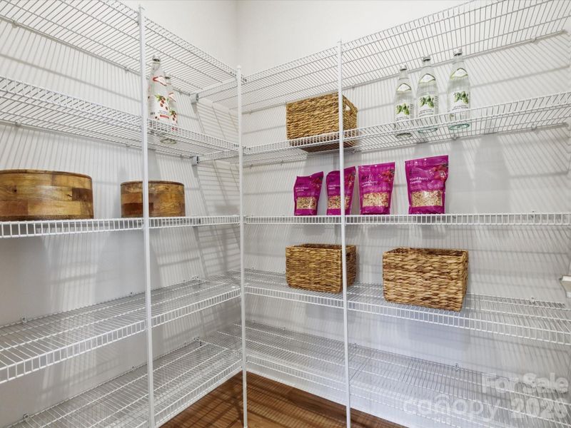 Walk-in kitchen pantry