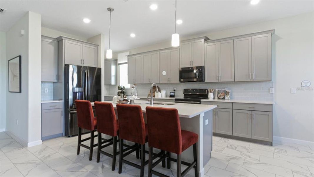 Furnished interior view inside a new home in , Clermont (Image 2). Furnished interior view inside a new home in , Clermont (Image 2).