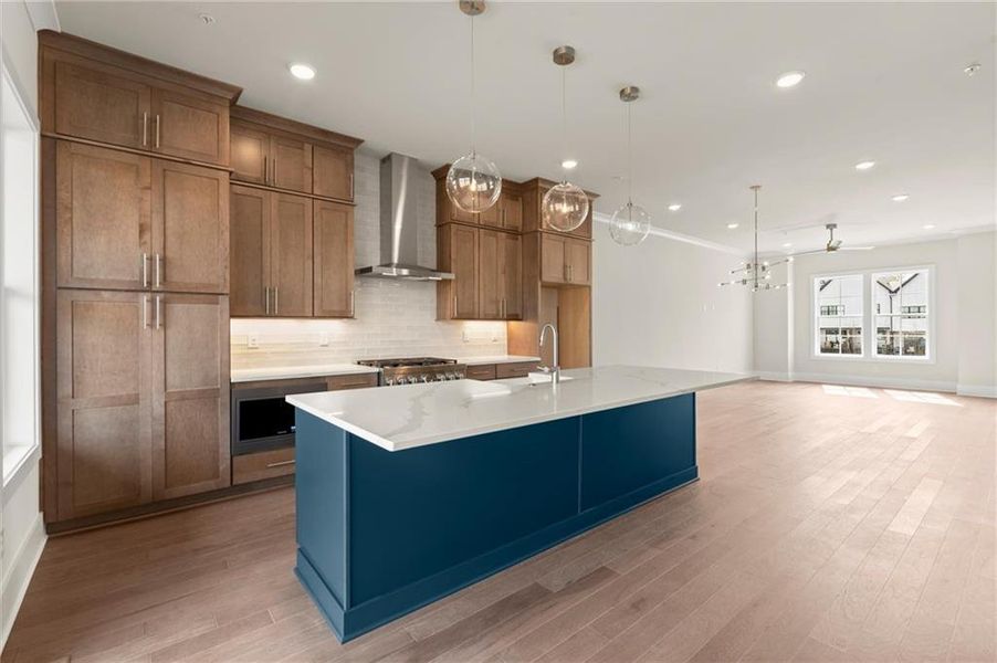 Furnished interior view inside a new home in , Alpharetta (Image 7).