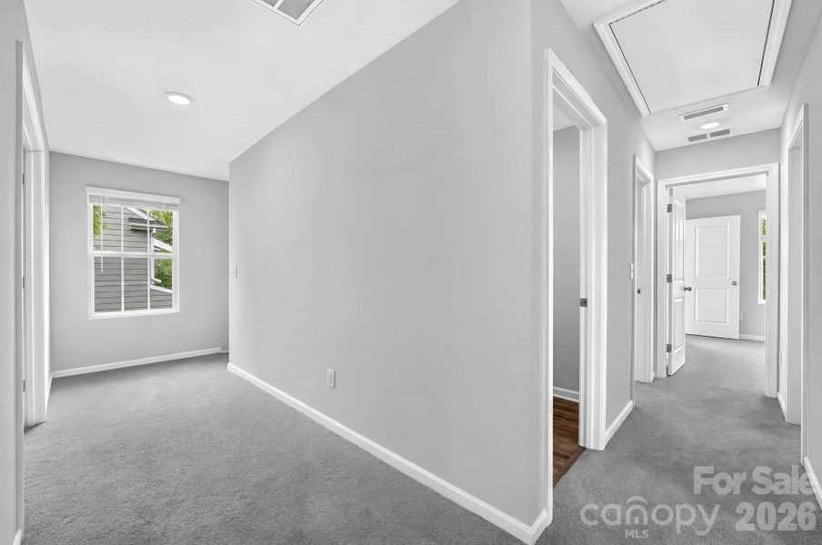 Spacious, unfurnished interior of a new home in Cannon Village, York (Image 29). Spacious, unfurnished interior of a new home in Cannon Village, York (Image 29).