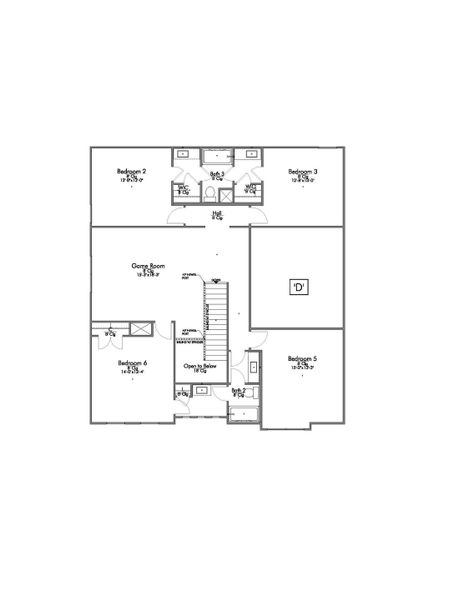 2D floor plan layout for the The 3268 by Stylecraft Builders in The Enclave at Park Meadows, Lorena, TX (Image 3). 2D floor plan layout for the The 3268 by Stylecraft Builders in The Enclave at Park Meadows, Lorena, TX (Image 3).