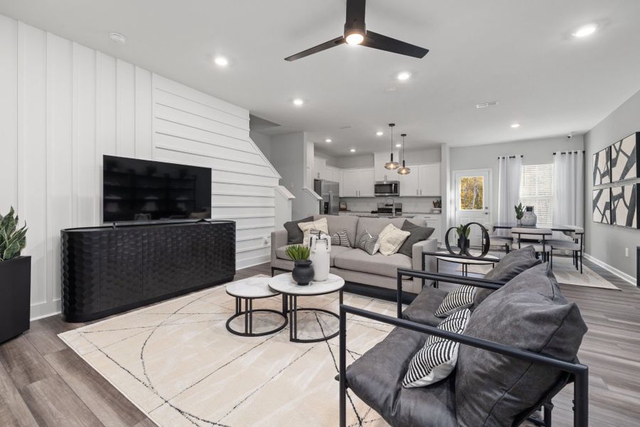 Representative furnished interior of a home built from the Hemingway by Pulte Homes in Sedgefield Green, Greensboro (Image 8).