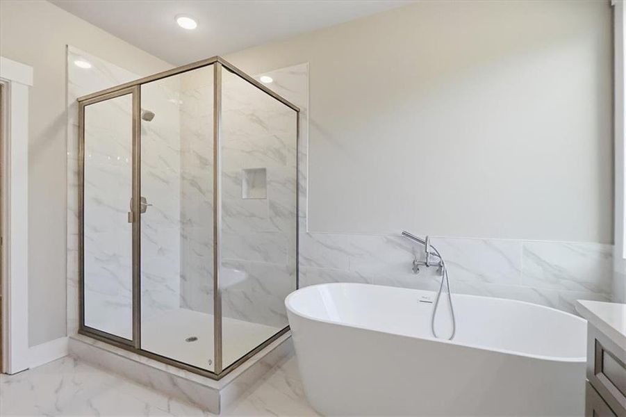 Furnished interior view inside a new home in , Statham (Image 40).