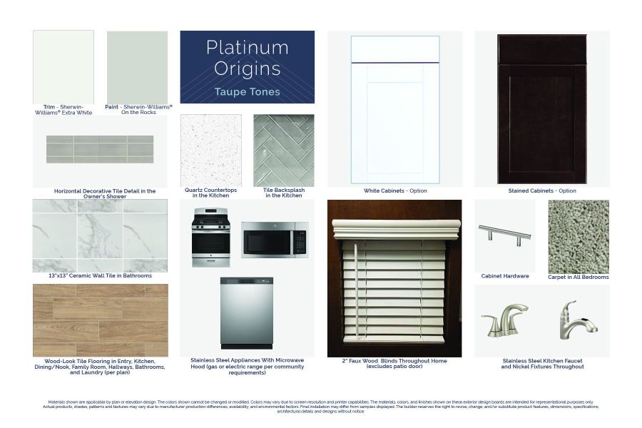 Platinum Origins Package - Taupe Tones Platinum Origins Package - Taupe Tones