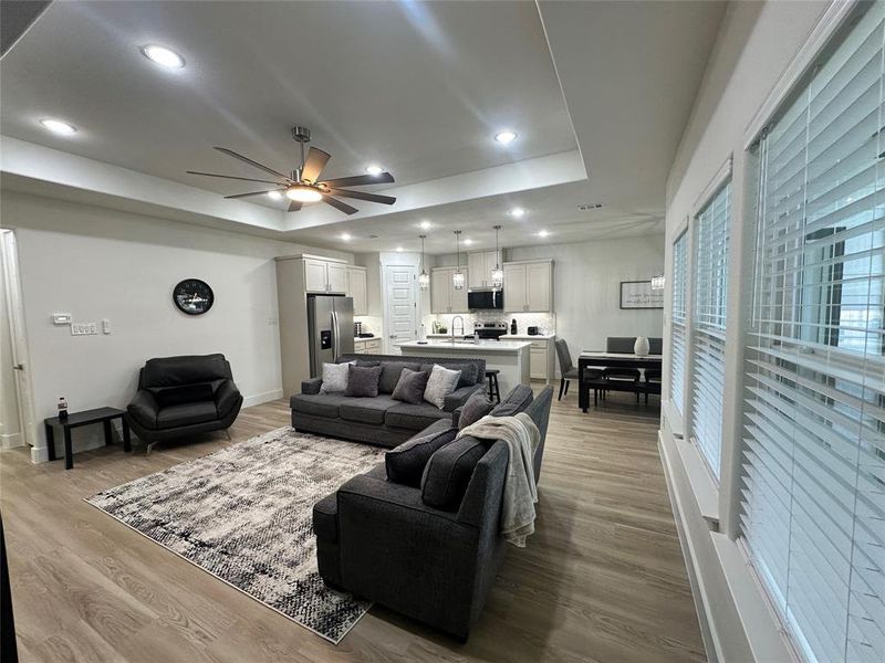 Furnished interior view inside a new home in , Dallas (Image 12). Furnished interior view inside a new home in , Dallas (Image 12).