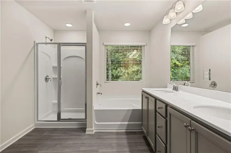 Furnished interior in a model home at The Retreat at Walden Park in Jonesboro (Image 22).