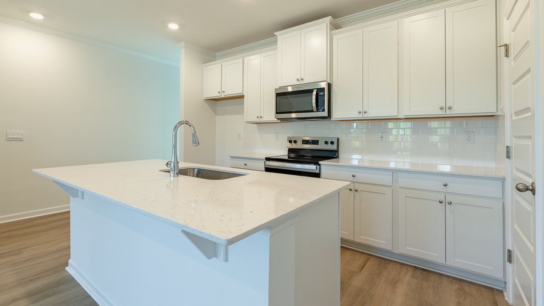 Furnished interior view inside a new home in Benteen Reserve, Atlanta (Image 2).
