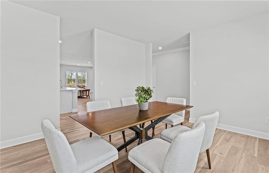Furnished interior view inside a new home in Anderson Point, McDonough (Image 10).