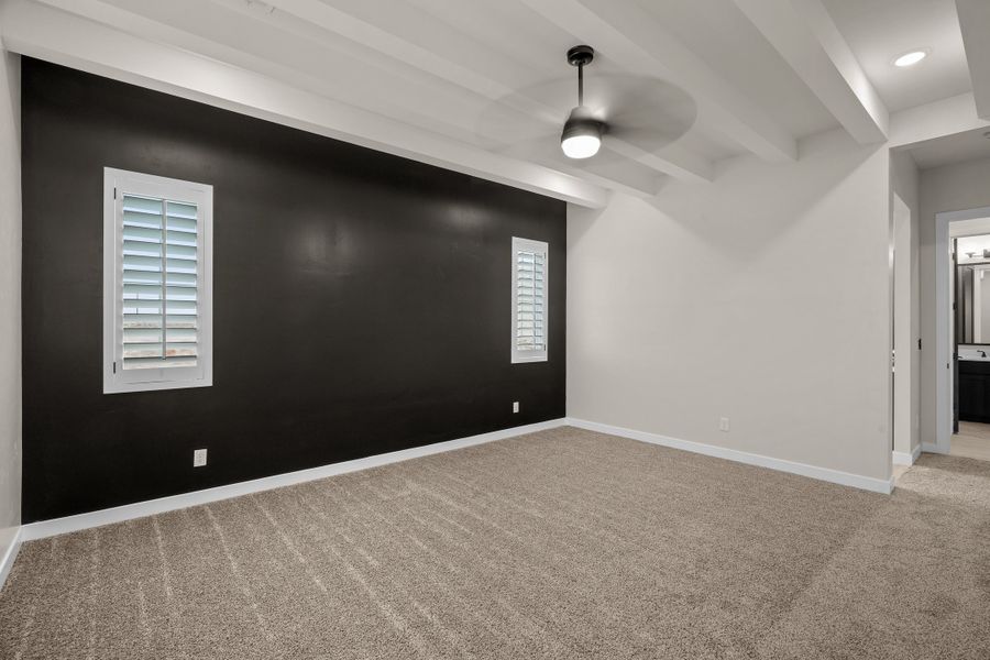 Representative unfurnished interior of a home built from the Pebble Beach- II by LEH. Homes in Verdancia, El Paso (Image 54).