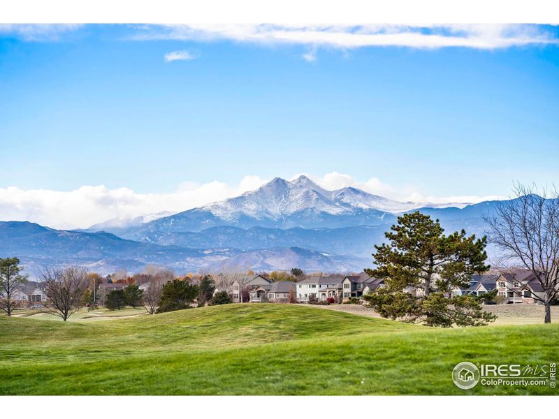 Breathtaking Views of Longs Peak Close to the Property and From Ute Golf Course