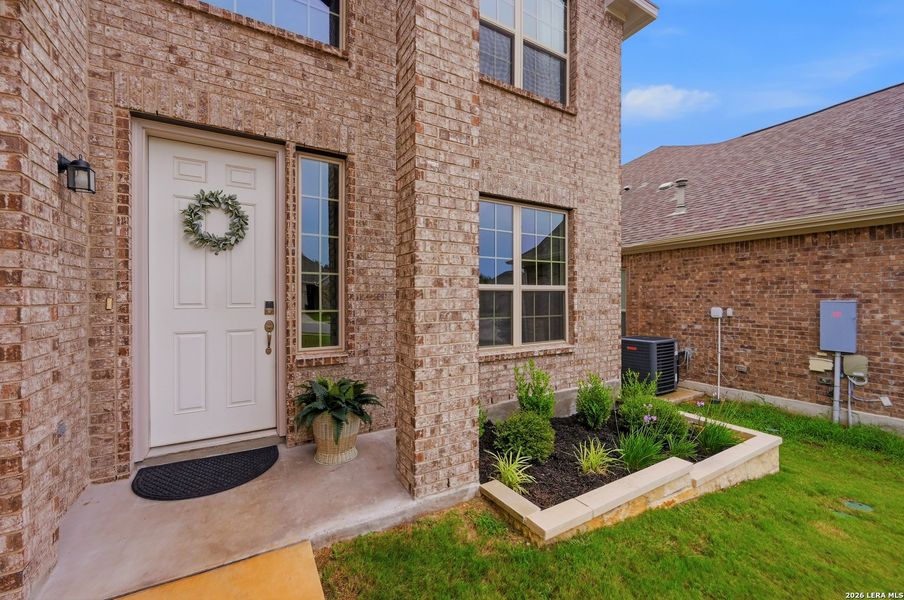 Exterior details and patio area of a home in Ventana, Bulverde (Image 25).