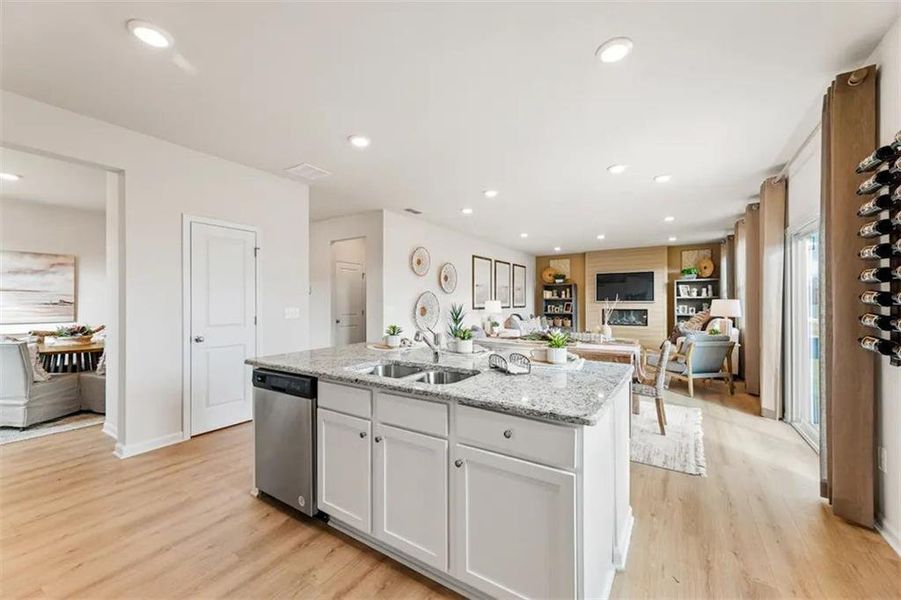 Furnished interior view inside a new home in Hawthorne Reserve, Dallas (Image 22).