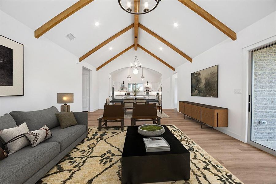 Furnished interior view inside a new home in Wellington, Haslet (Image 20).