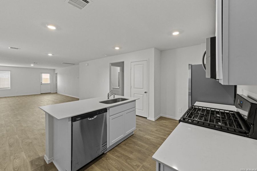 Furnished interior view inside a new home in Hickory Ridge, Elmendorf (Image 6).