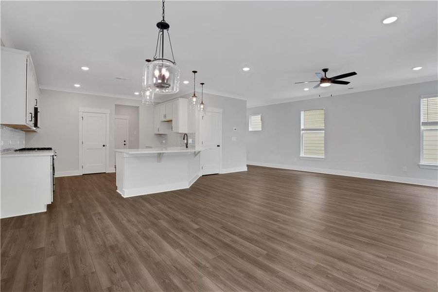 Spacious, unfurnished interior of a new home in Villas at Dawsonville, Dawsonville (Image 31).