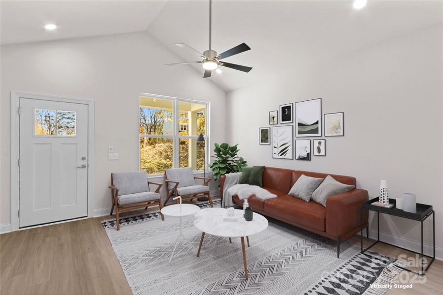 Furnished interior view inside a new home in , Statesville (Image 6). Furnished interior view inside a new home in , Statesville (Image 6).