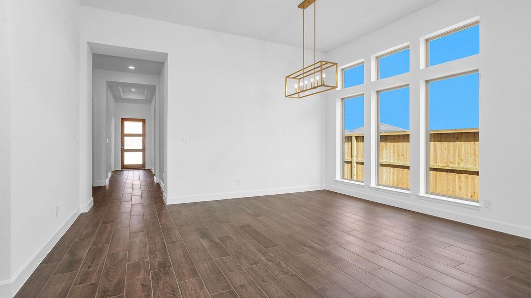 Spacious, unfurnished interior of a new home in Valencia 60', Manvel (Image 6). Spacious, unfurnished interior of a new home in Valencia 60', Manvel (Image 6).