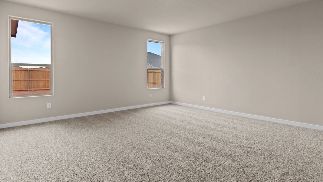 Representative unfurnished interior of a home built from the Shelby by D.R. Horton in Legacy South, Midland (Image 12).
