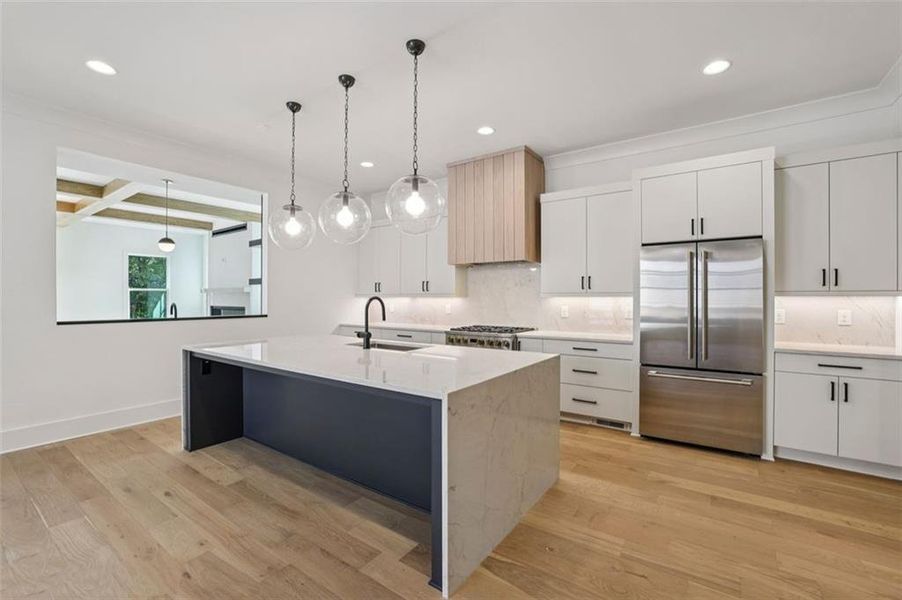 Furnished interior view inside a new home in , Brookhaven (Image 15).