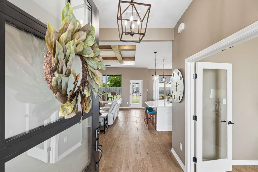 From the very first step inside, there's a sense that this home was built for bringing people together.