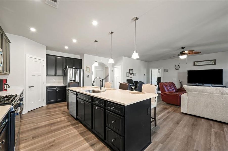 Furnished interior view inside a new home in , Locust Grove (Image 28).