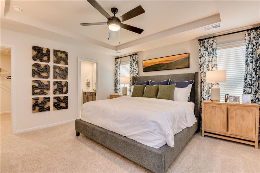 Furnished interior view inside a new home in River Oaks, Locust Grove (Image 15). Furnished interior view inside a new home in River Oaks, Locust Grove (Image 15).