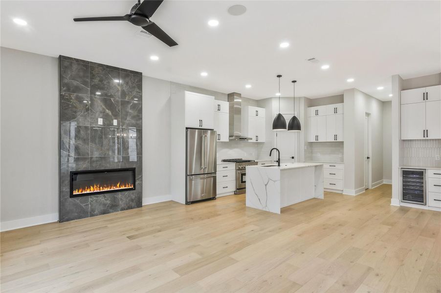 Furnished interior view inside a new home in , Houston (Image 6).
