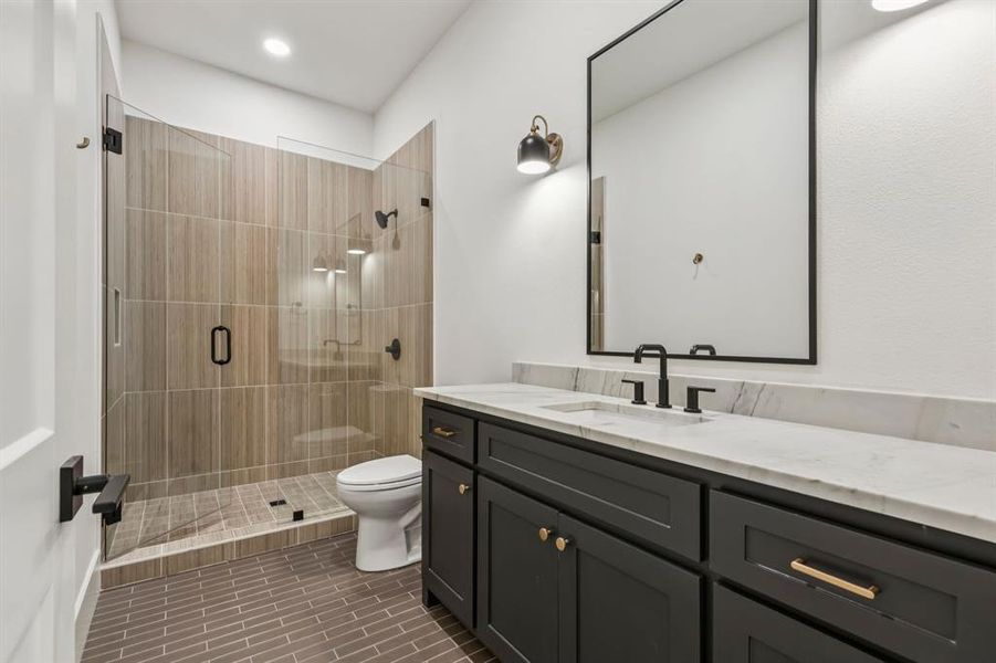 Furnished interior view inside a new home in , Keller (Image 11).