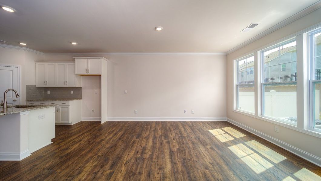 Spacious, unfurnished interior of a new home in Townes at Tap Root Farms, Fletcher (Image 15). Spacious, unfurnished interior of a new home in Townes at Tap Root Farms, Fletcher (Image 15).