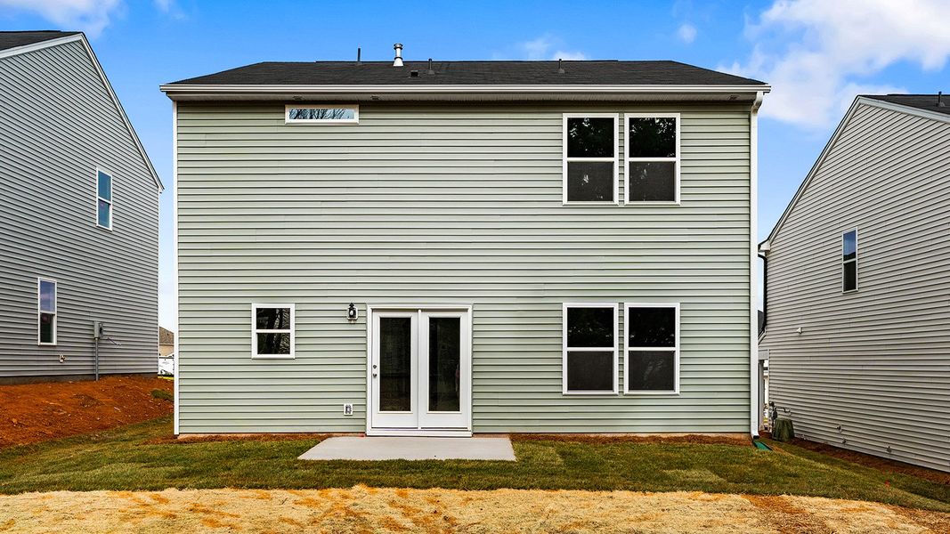 Exterior details and patio area of a home in Bell West, Kernersville (Image 3).