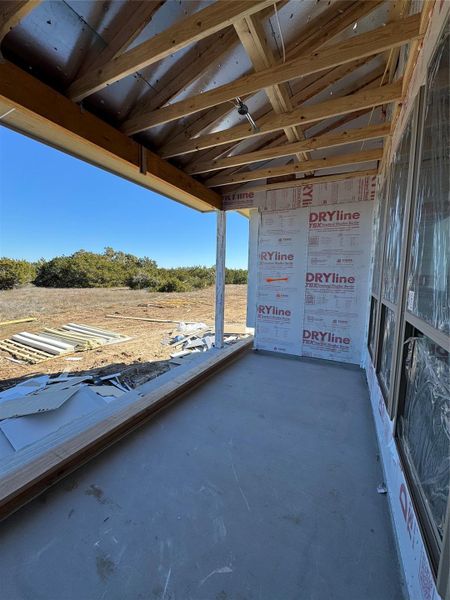 Rear Covered Patio