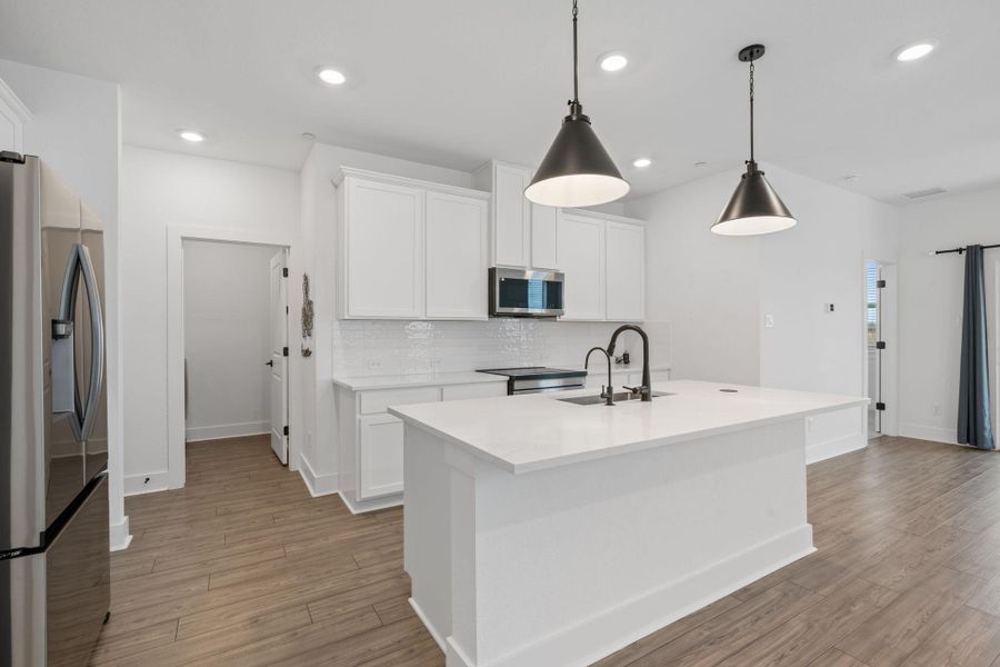 Furnished interior view inside a new home in , Round Rock (Image 6).