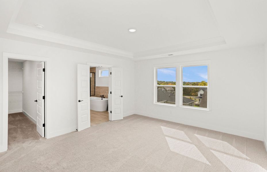 Spacious, unfurnished interior of a new home in Durham Farms, Hendersonville (Image 44).