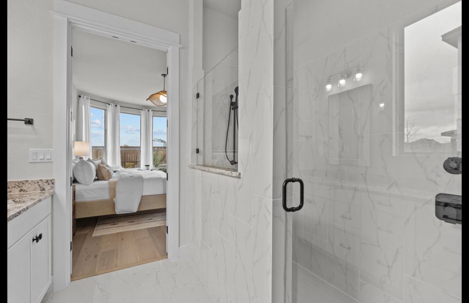 Furnished interior view inside a new home in Corley Farms, Boerne (Image 5).