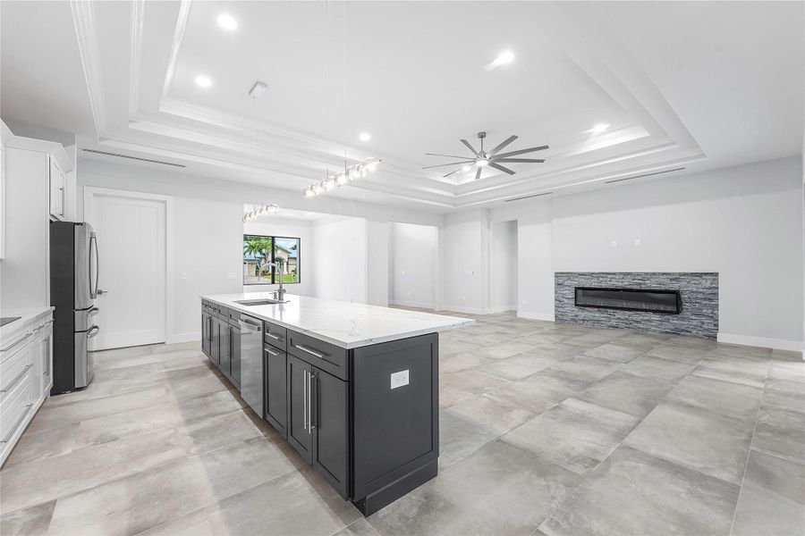 Furnished interior view inside a new home in , Stuart (Image 7).