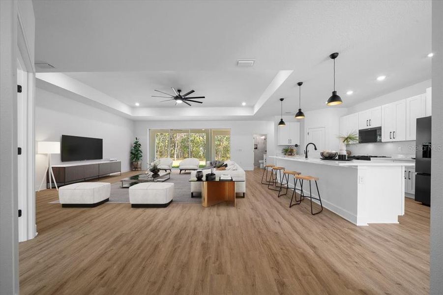 Furnished interior view inside a new home in , Weeki Wachee (Image 63). Furnished interior view inside a new home in , Weeki Wachee (Image 63).