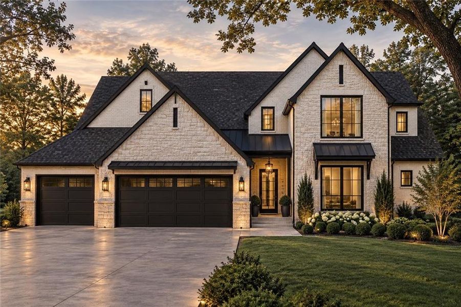Front exterior of a new home in , Conyers, GA, highlighting curb appeal (Image 10).