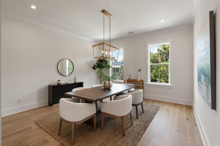 Furnished interior view inside a new home in , Isle Of Palms (Image 16). Furnished interior view inside a new home in , Isle Of Palms (Image 16).