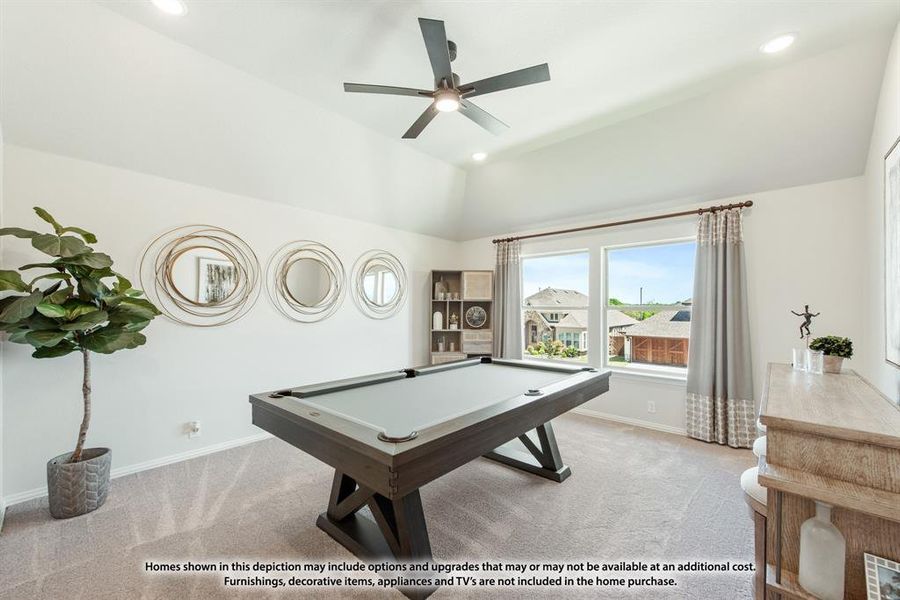 Furnished interior view inside a new home in Devonshire, Forney (Image 8).