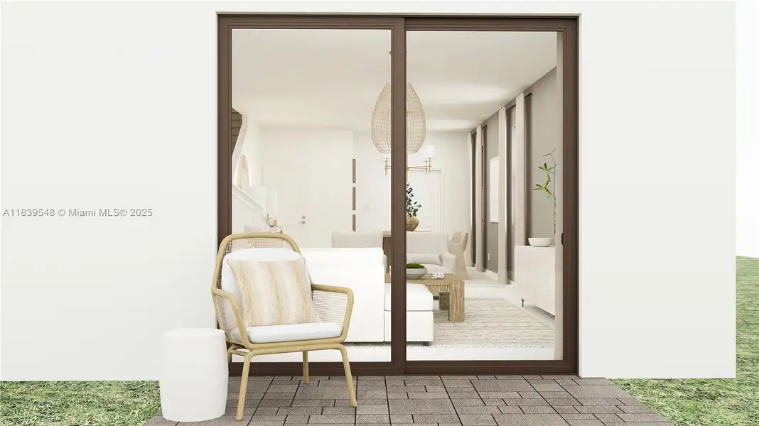 Furnished interior view inside a new home in Arbor Estates, Miami (Image 3).
