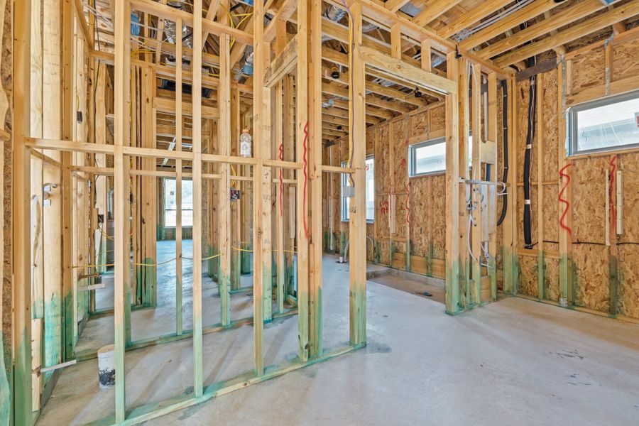 In-progress construction of a new home in The Park and The Reserve, Fulshear, TX (Image 22).