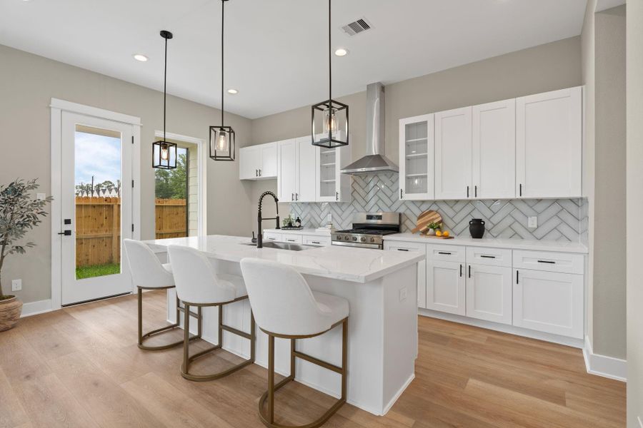 Furnished interior view inside a new home in , Houston (Image 13). Furnished interior view inside a new home in , Houston (Image 13).