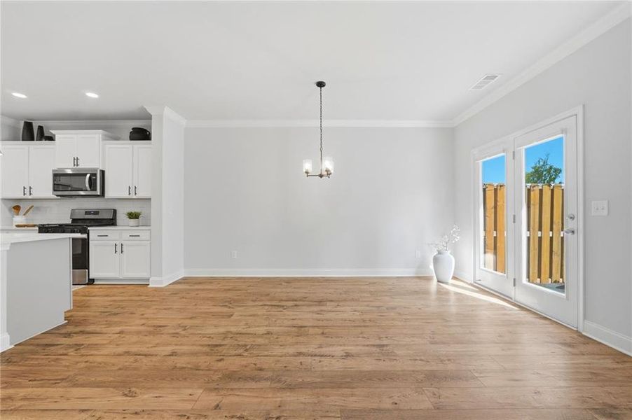 Spacious, unfurnished interior of a new home in , Sugar Hill (Image 23).