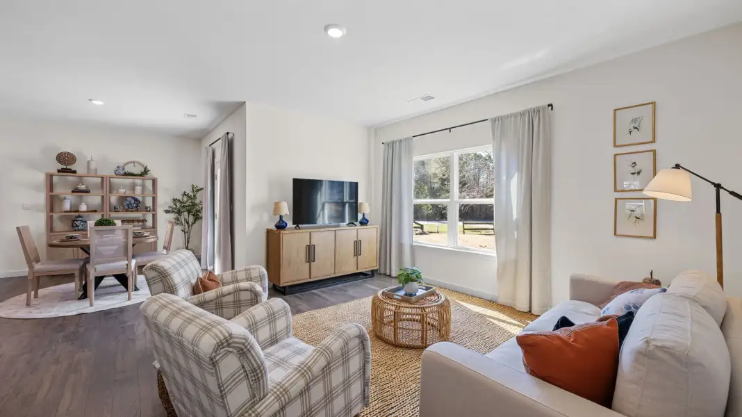 Furnished interior view inside a new home in The Hideaway at Edgestone, Ooltewah (Image 28).