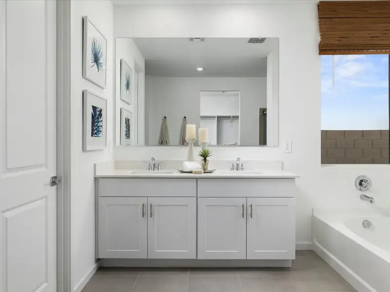 Furnished interior view inside a new home in Bella Vista Farms Reserve Series, San Tan Valley (Image 17).